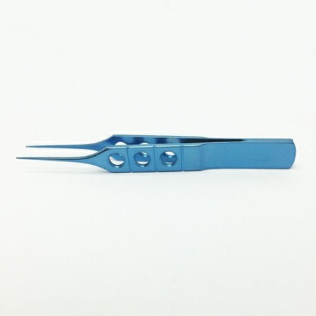 Straight Toothed Forceps .10mm teeth 85mm