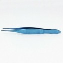 Dressing/Moorfields Forceps 0.5mm serrated 100mm