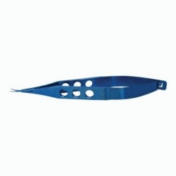 Curved Iris Scissors 11mm blades sharp tips 105mm