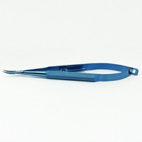Barraquer Curved Needle Holder Delicate 9mm jaws sharp w/l 115mm
