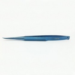 Curved Needle Holder Medium 11mm jaws sharp w/l 115mm